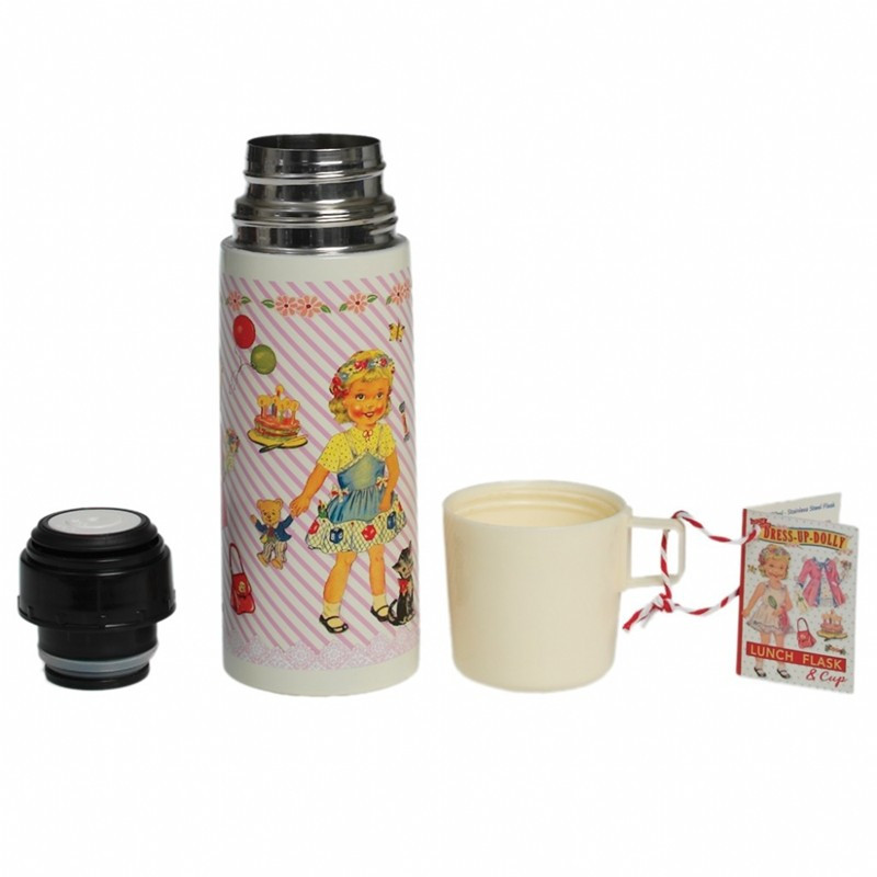 Ligatie Het is de bedoeling dat Verraad Thermosfles DressUp Doll + Beker - 350 ml - Thermosflessen -  123zuiverwater.nl