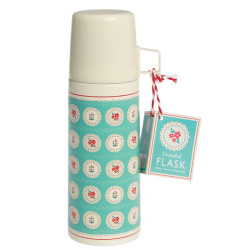 Thermosfles Vintage Doily + Beker - 350 ml