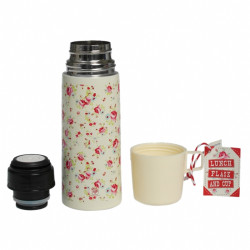 Thermosfles La Petite Rose + Beker - 350 ml