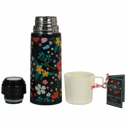 Thermosfles Midnight Garden + Beker - 350 ml