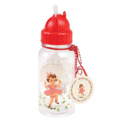 Kinder Waterfles Vintage Girl - 500 ml